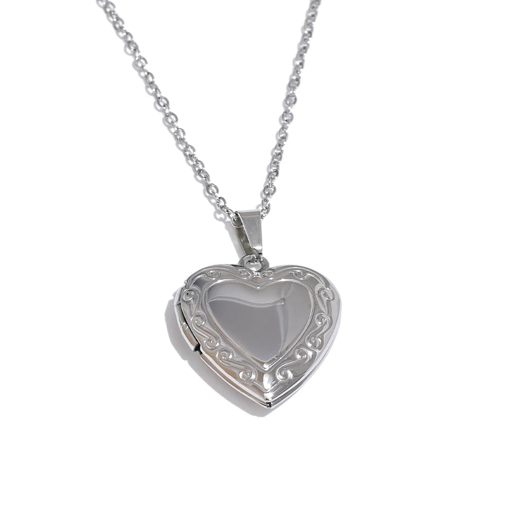 Thora Heart Locket Necklace
