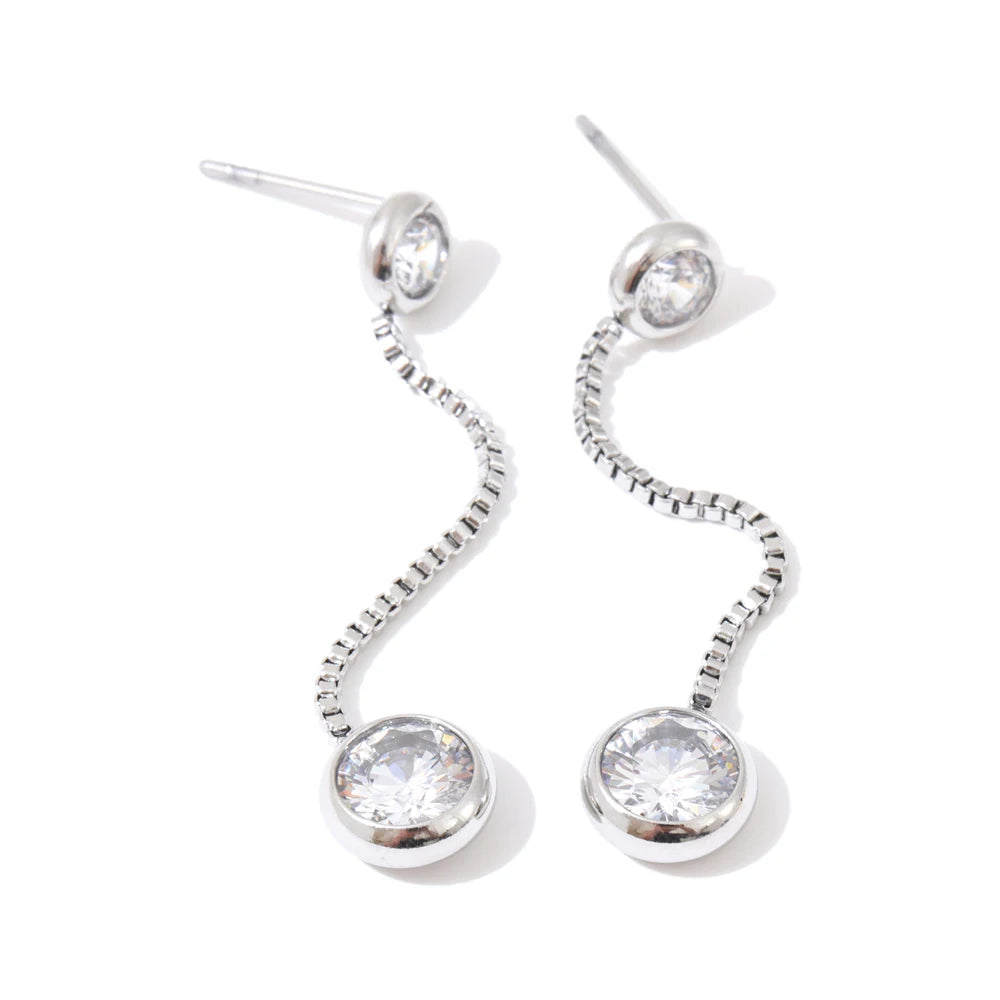 Edie Chain Drop Earrings