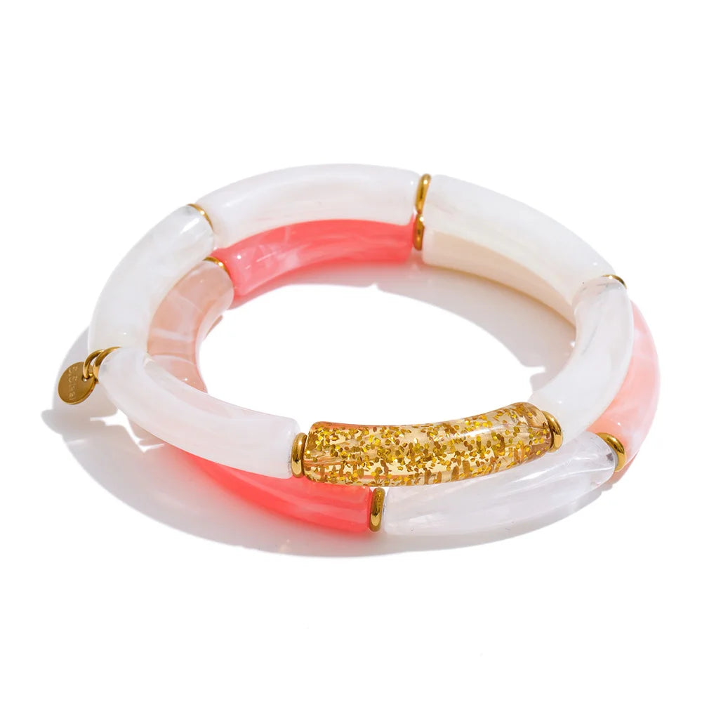 Bay Resin Tube Bangle
