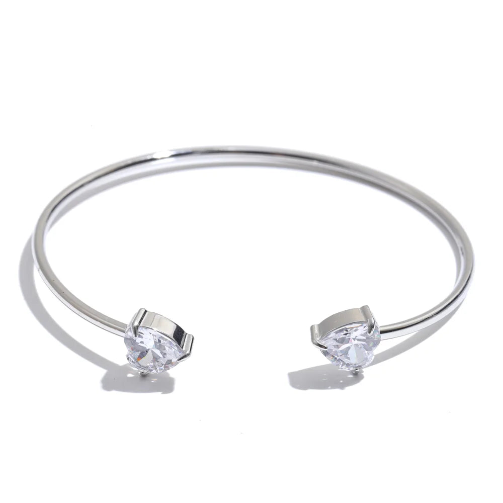 Birdie Crystal Cuff Bracelet