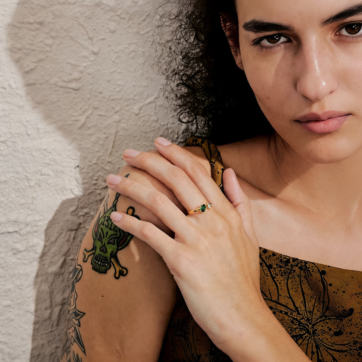 Blythe Crystal Thin Ring