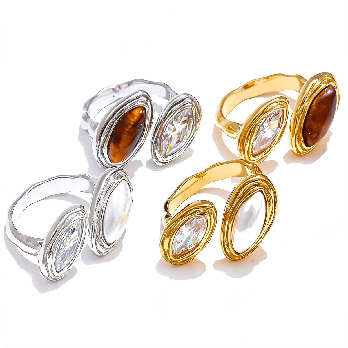 Iris Stone Inlay Ring