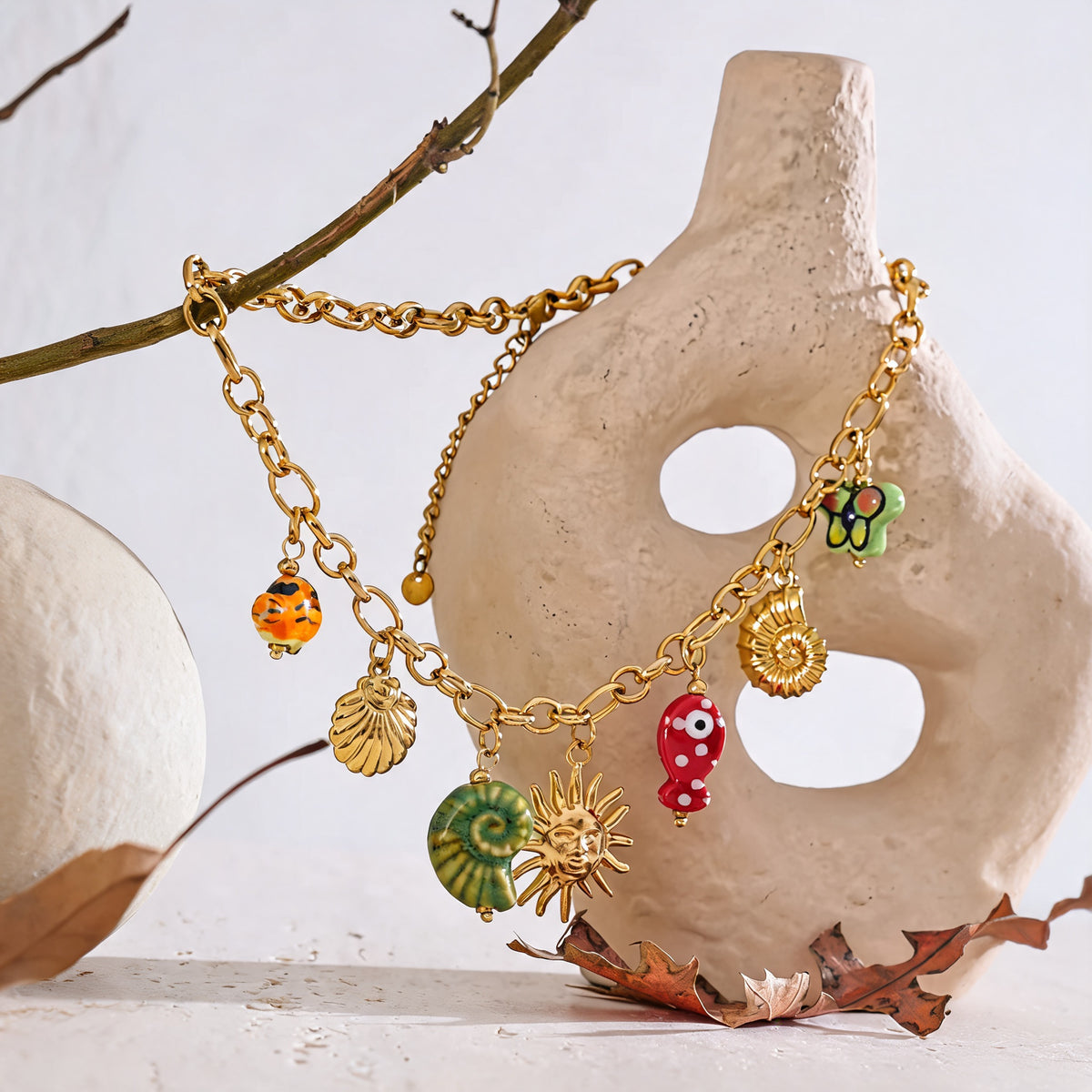 Cove Ocean Charm Necklace