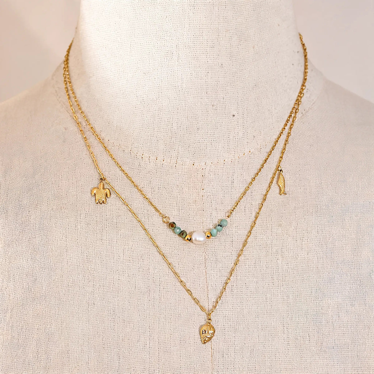 Reef Sea Charm Necklace