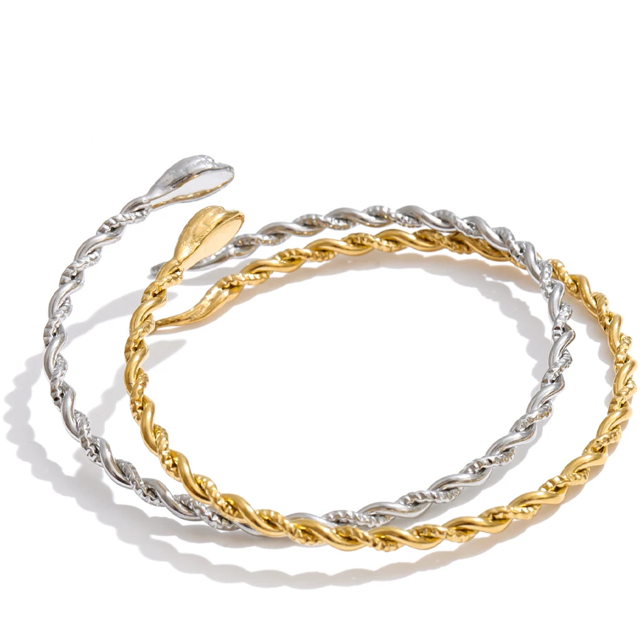 Rory Twisted Snake Cuff