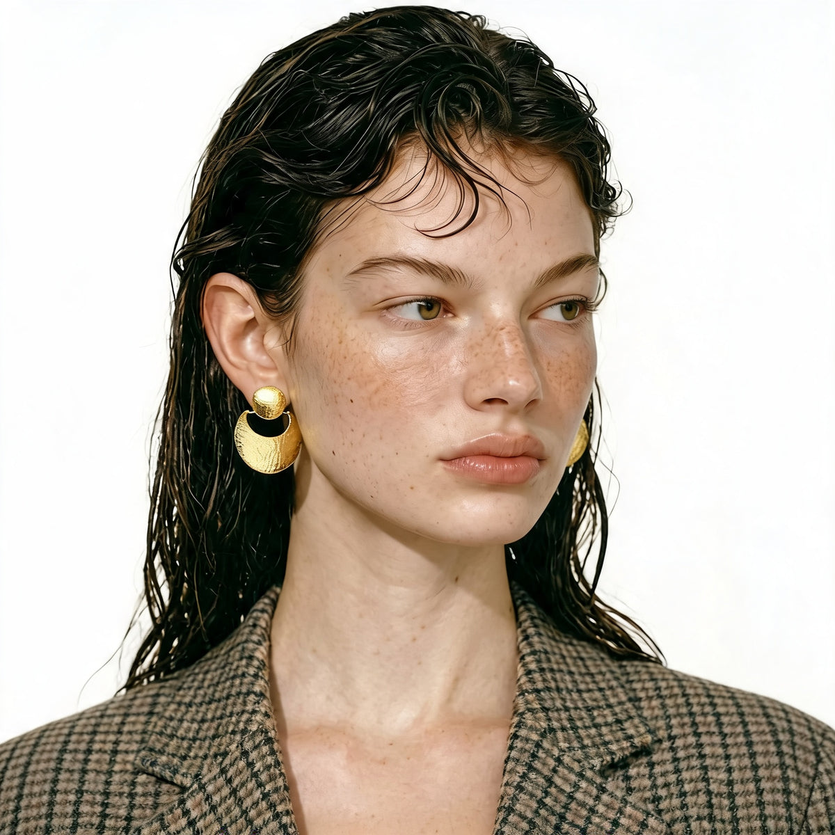 Winslow Hammered Drop Earrings