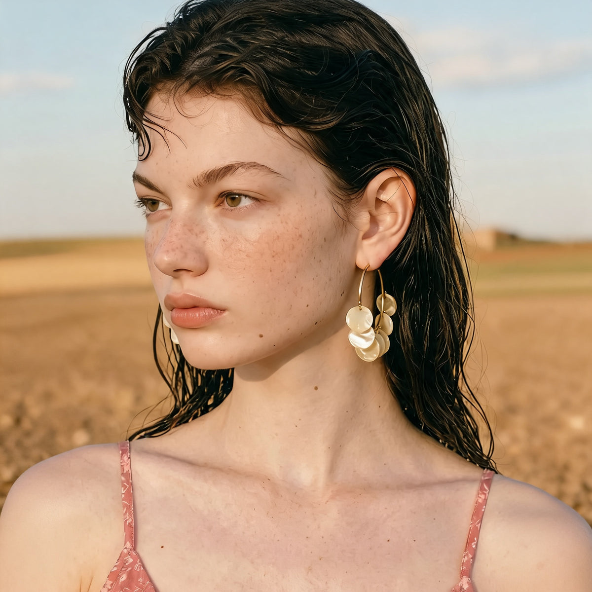 Sunny Resin Charm Earrings