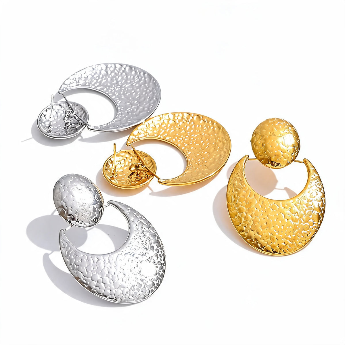 Winslow Hammered Drop Earrings