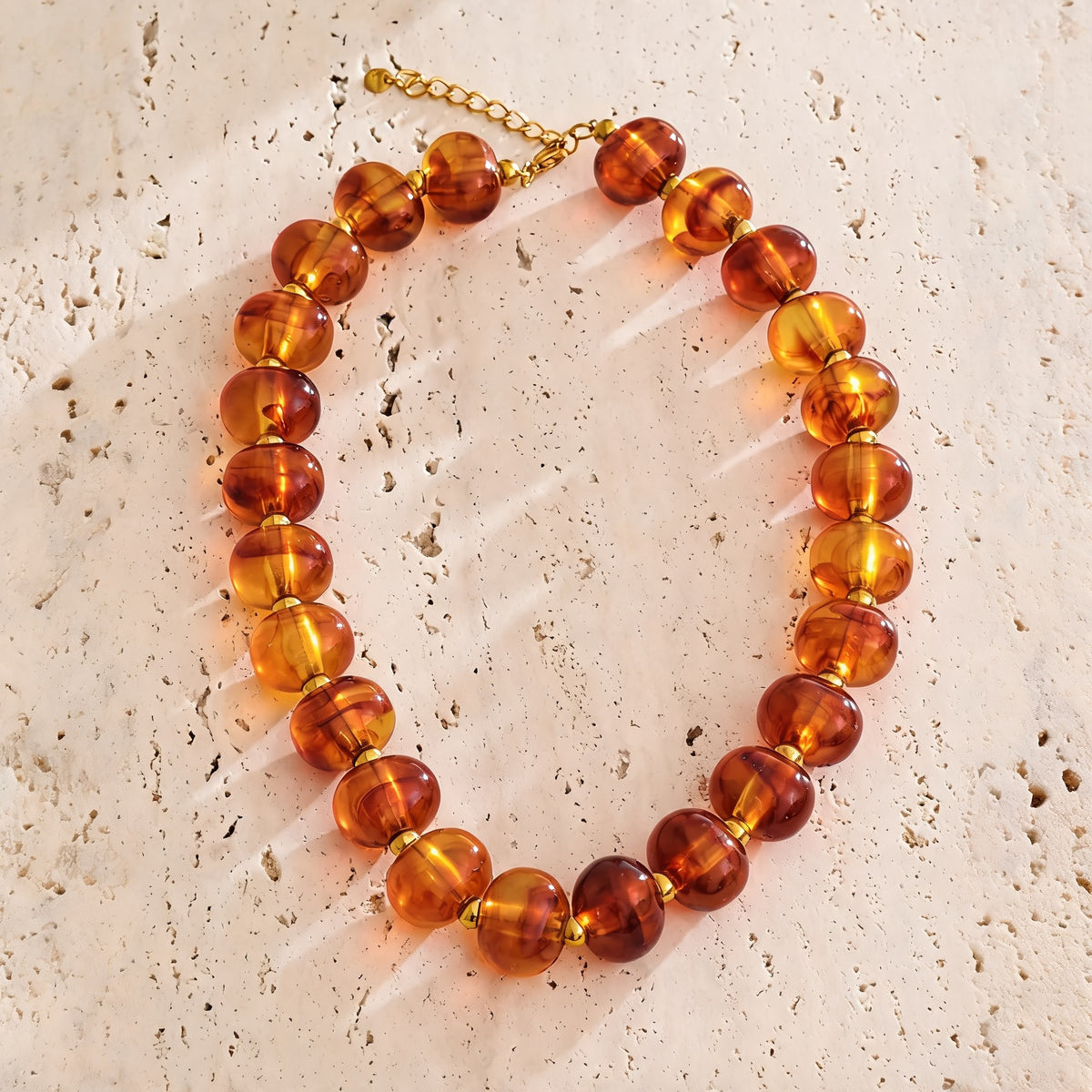 Lola Resin Bead Necklace