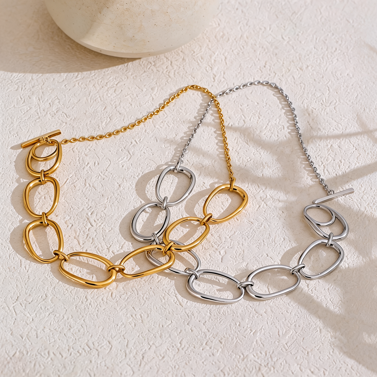 Linden Link Collar Necklace