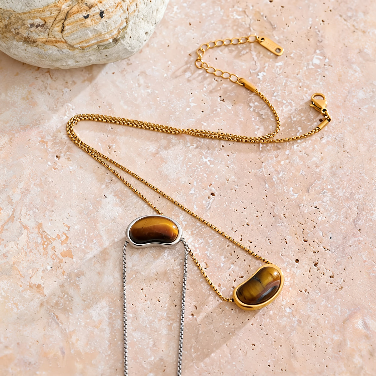 Maisie Domed Stone Necklace