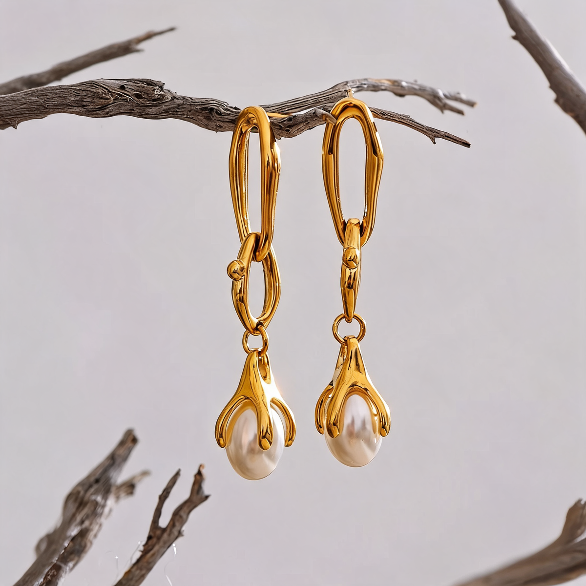 Bea Faux Pearl Earrings