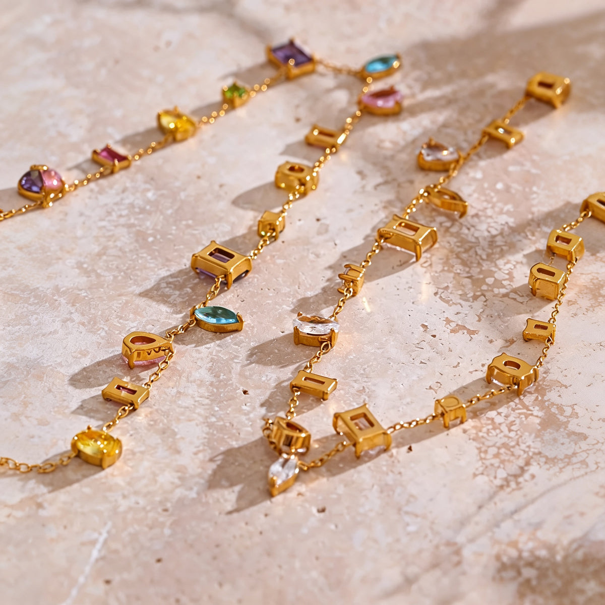 Hadley Crystal Chain Necklace