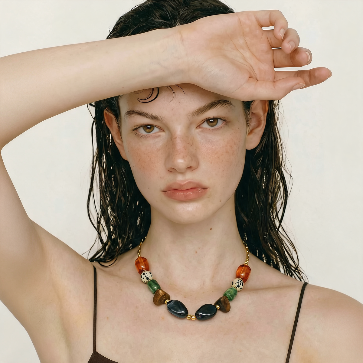 Glen Beaded Chain Necklace