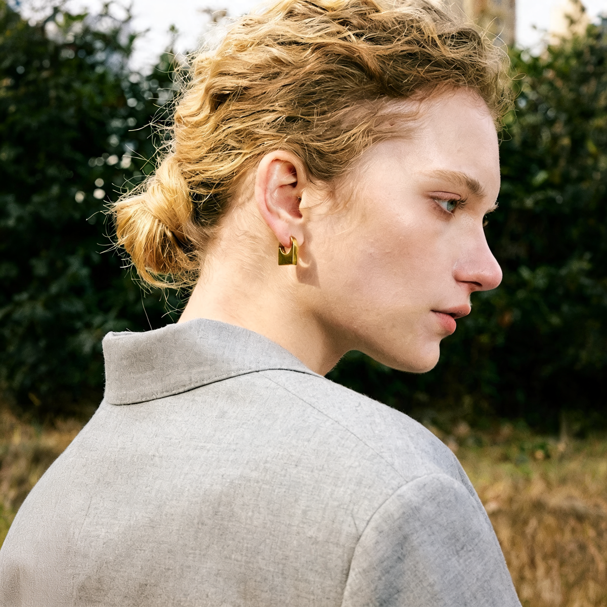Esme Arched Hoop Earrings