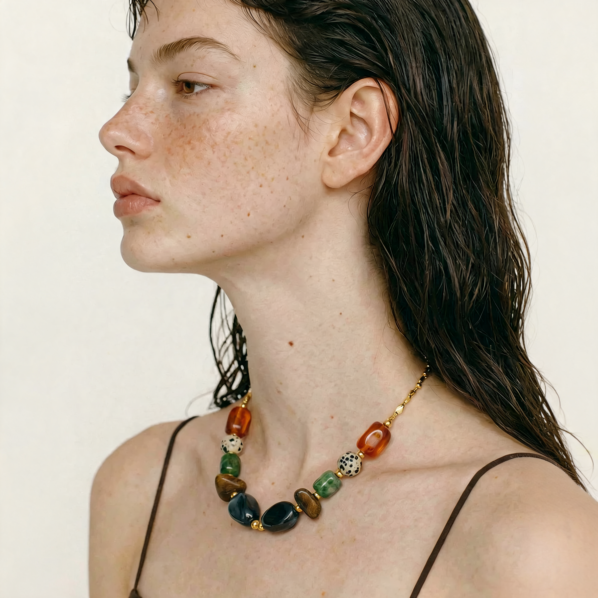 Glen Beaded Chain Necklace