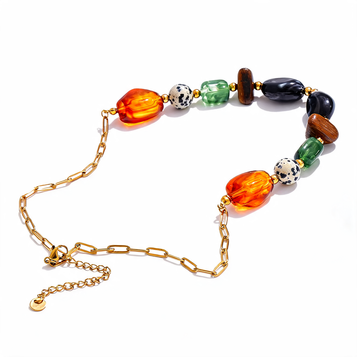 Glen Beaded Chain Necklace