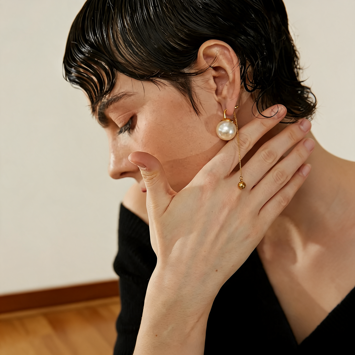 Elin Faux Pearl Earrings