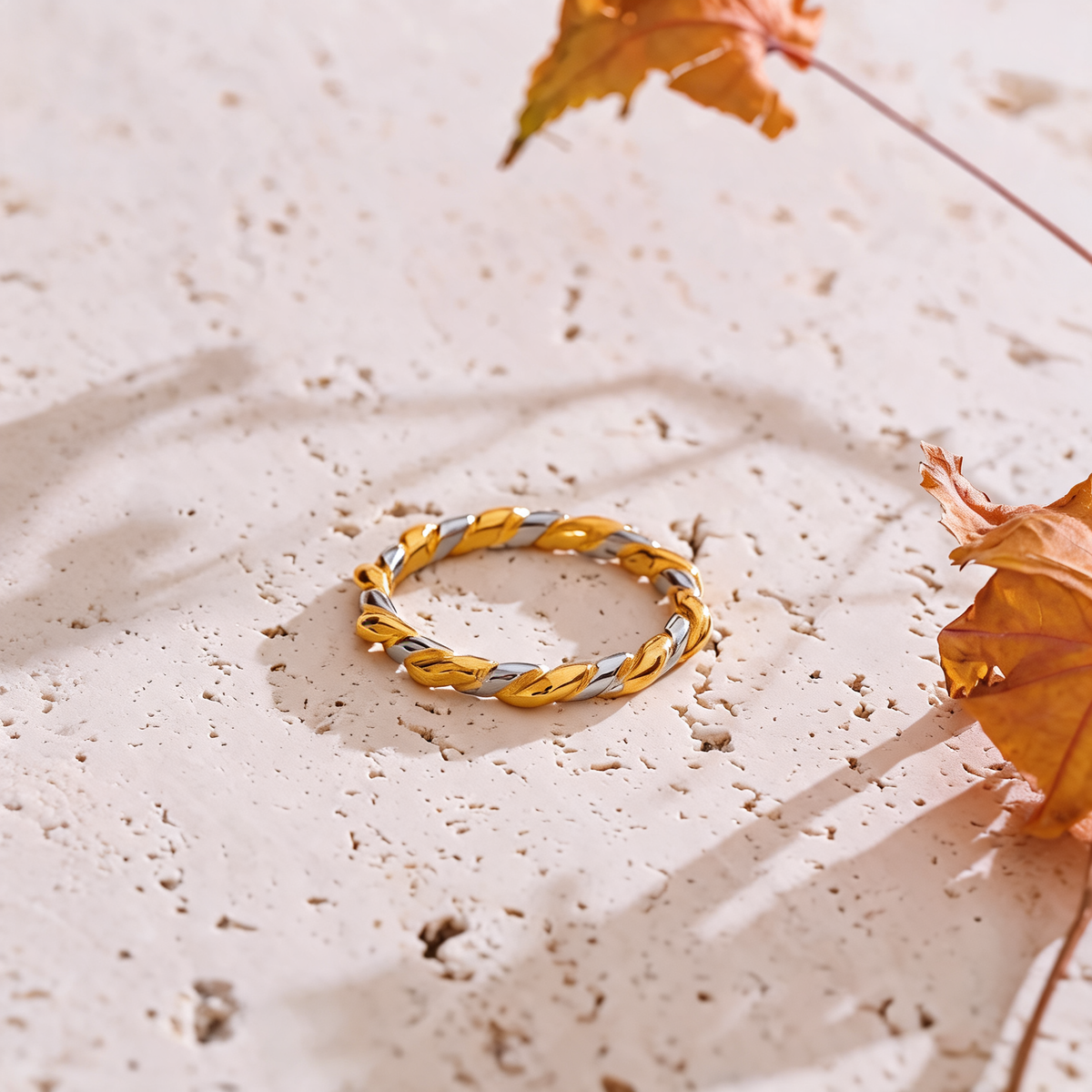 Remi Twisted Two-Tone Ring
