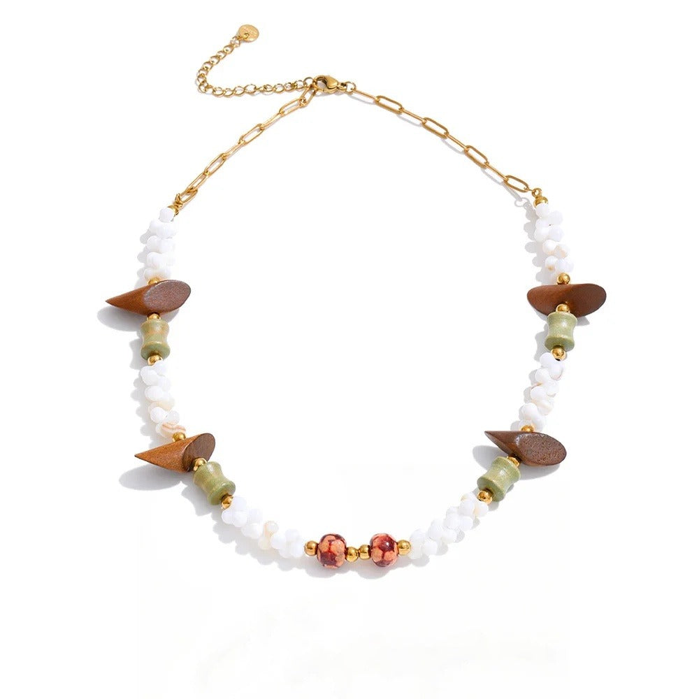 Meadow Shell Bead Necklace