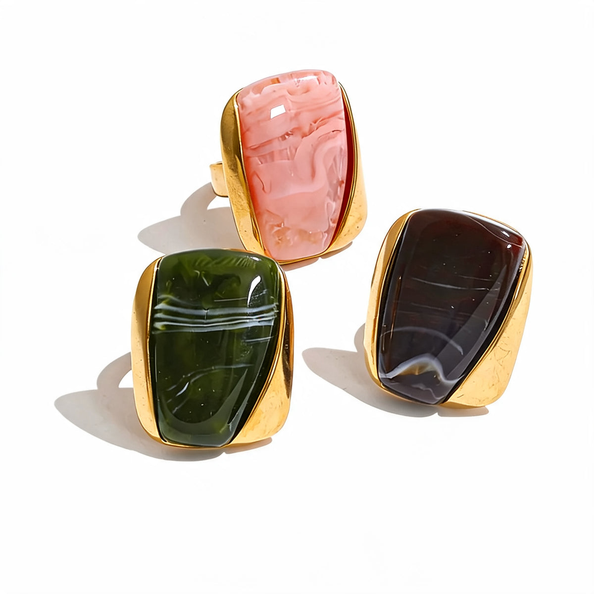 Clio Resin Rectangle Ring