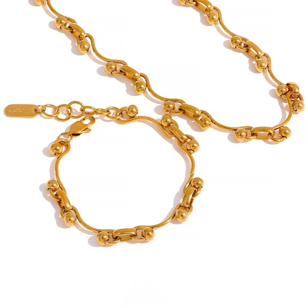 Hattie Beaded Chain Set