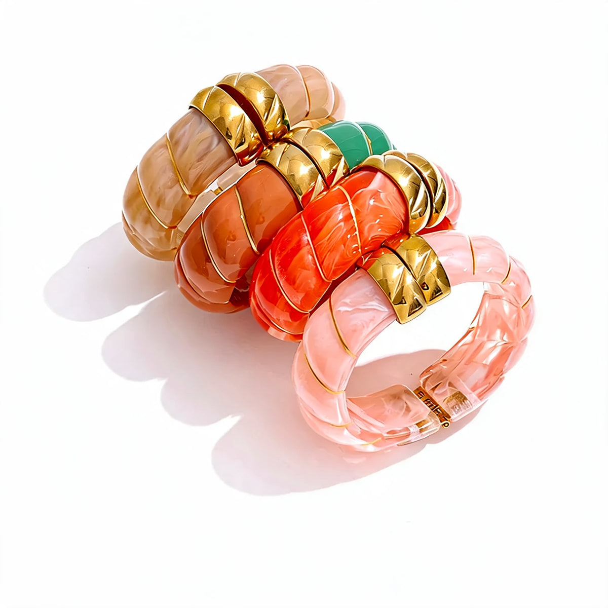 Dune Resin Wide Bangle