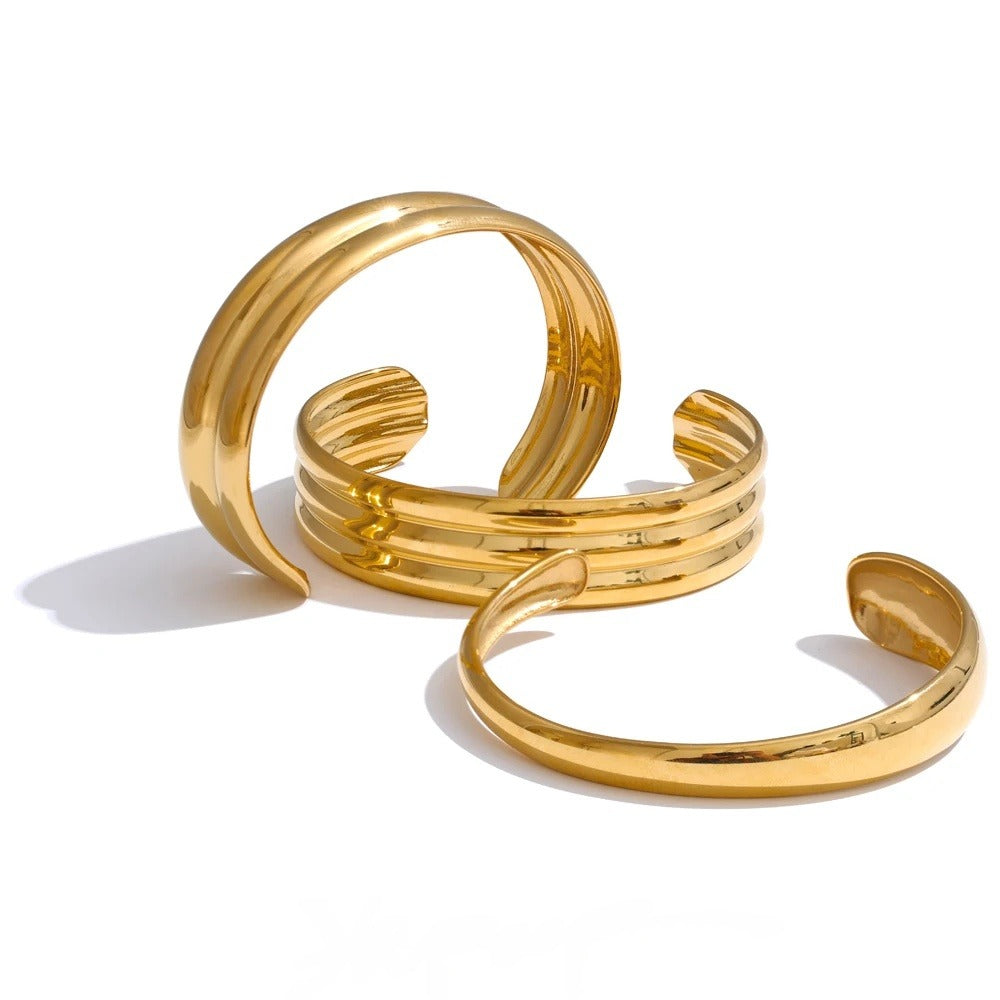 Brook Smooth Layered Cuff