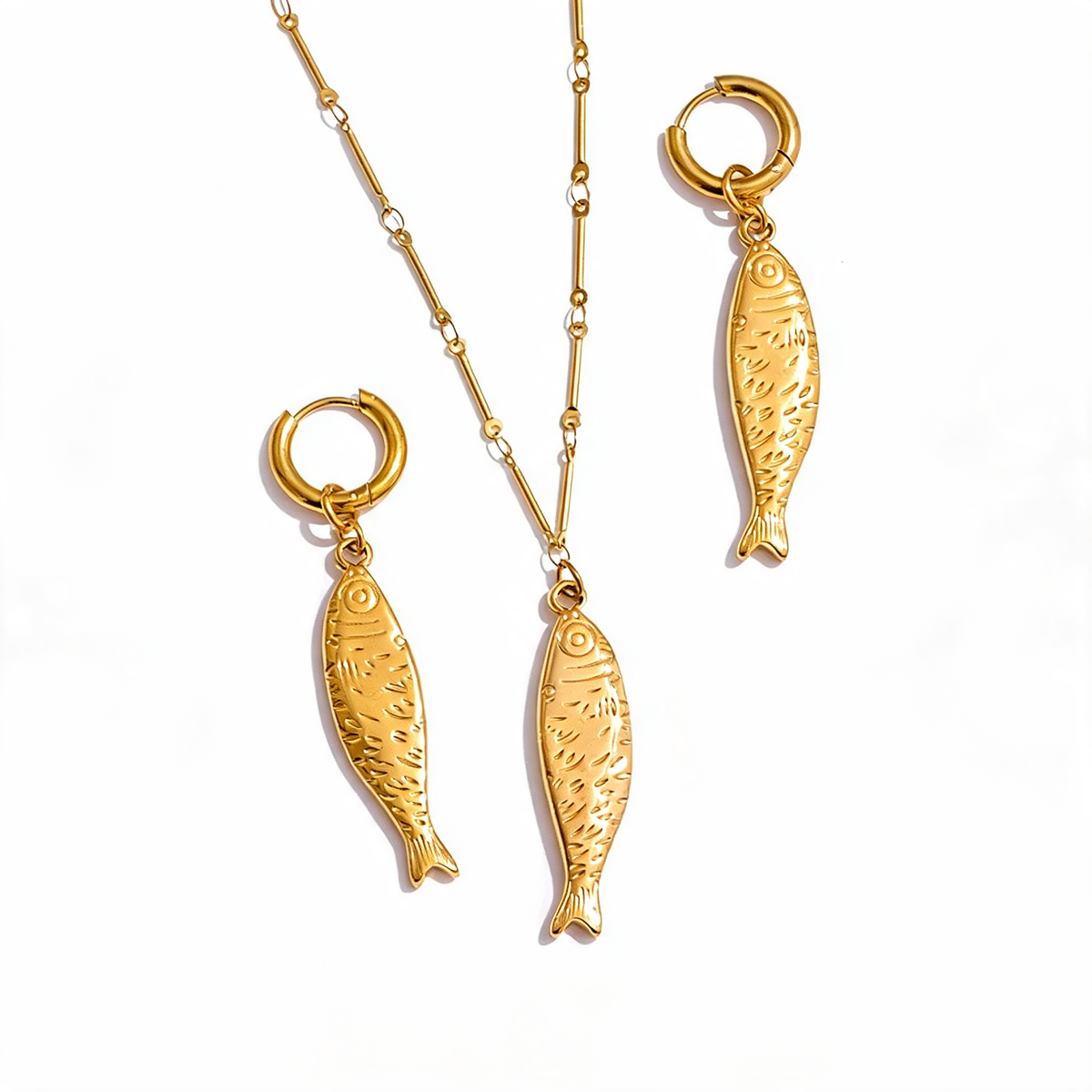 Mira Fish Pendant Set