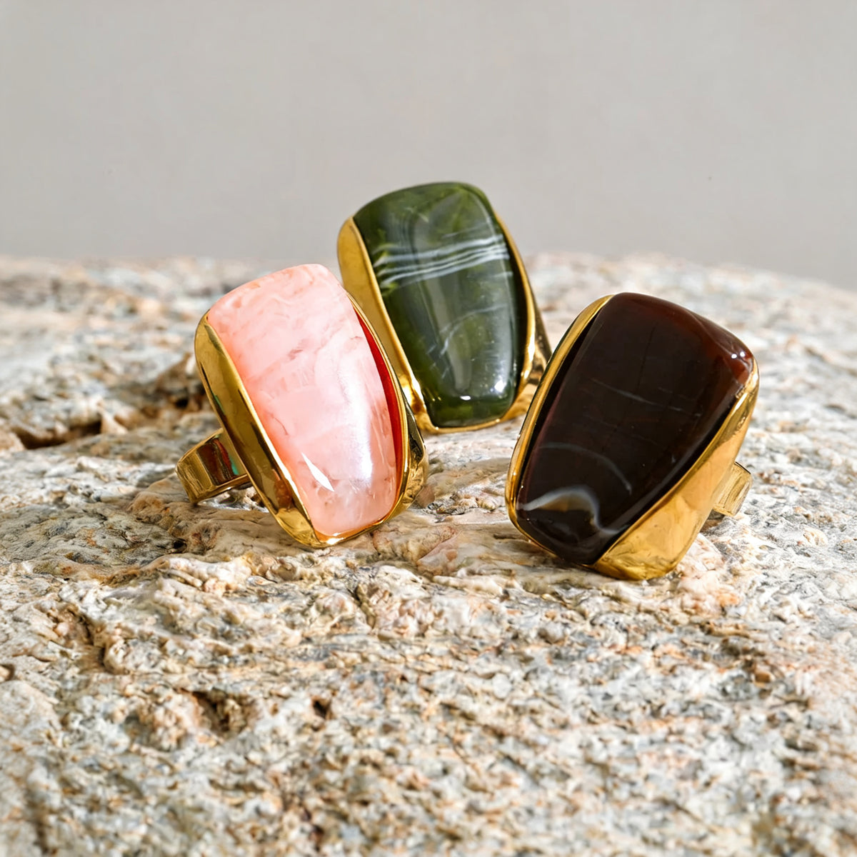 Clio Resin Rectangle Ring