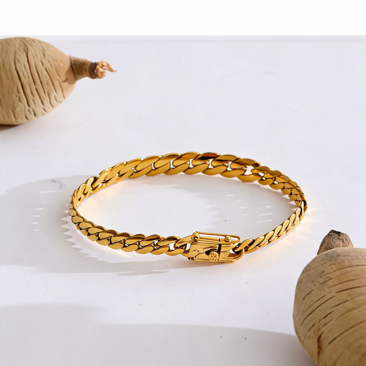 Reese Cuban Chain Bracelet