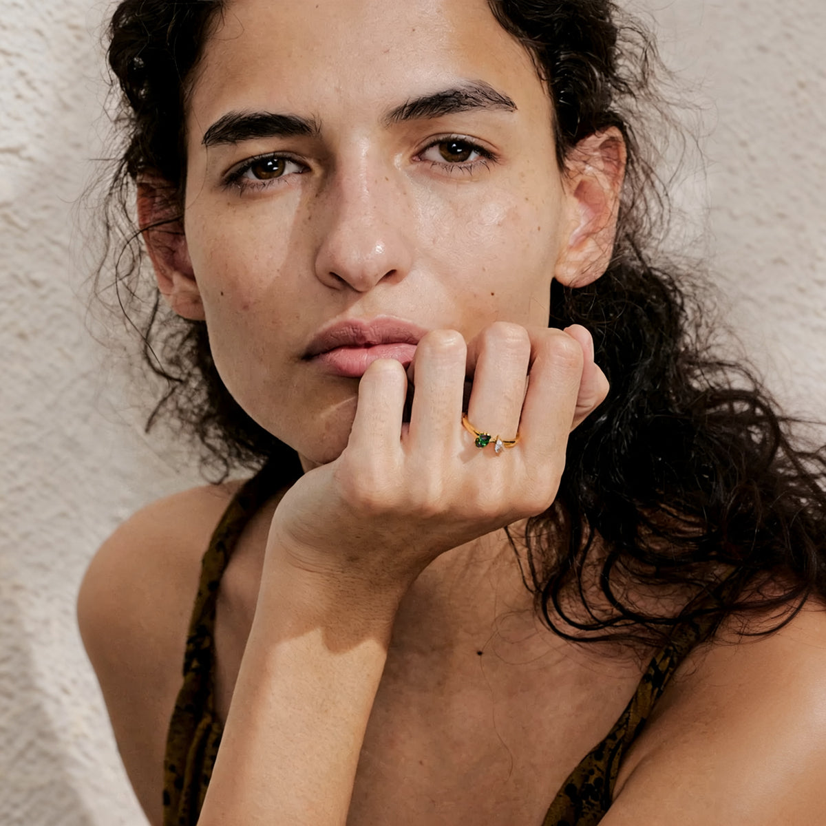 Blythe Crystal Thin Ring
