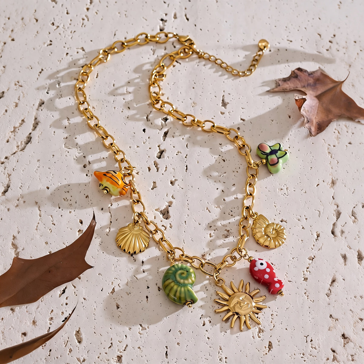 Cove Ocean Charm Necklace