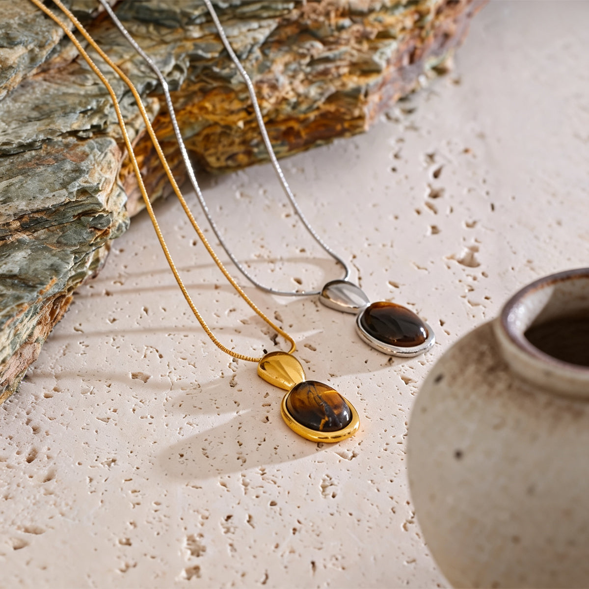 Sutton Stone Pendant Necklace