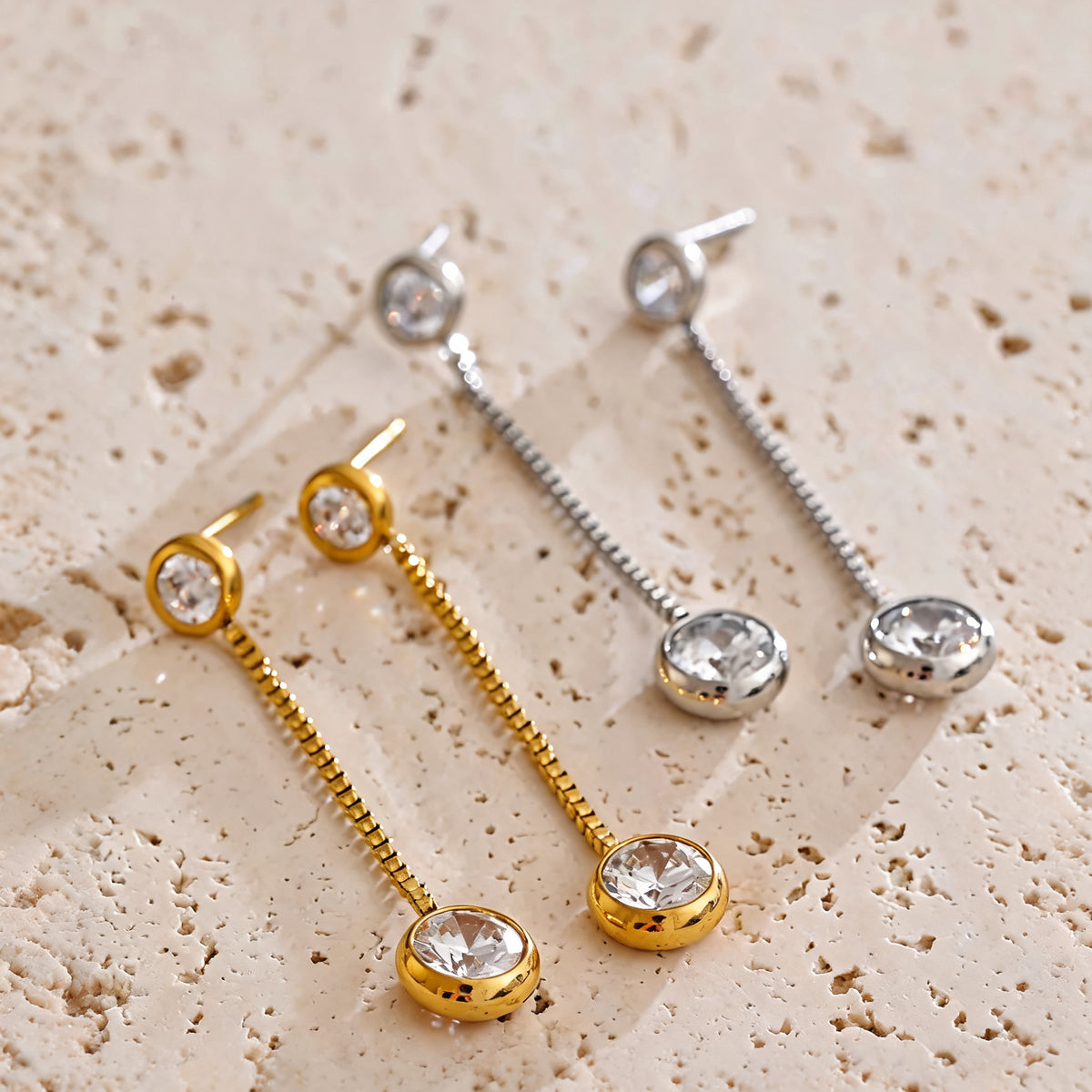 Edie Chain Drop Earrings