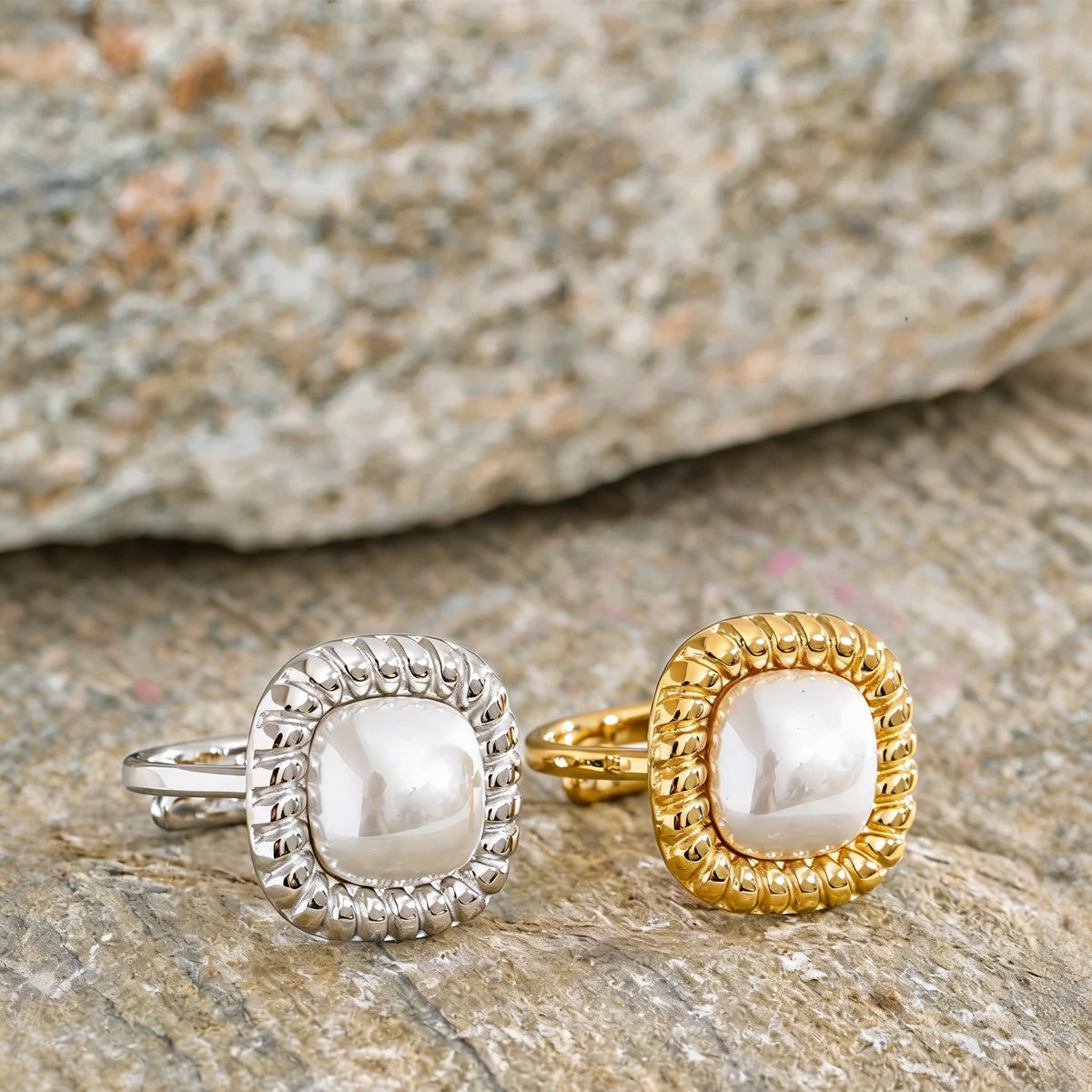 Leona Faux Pearl Ring