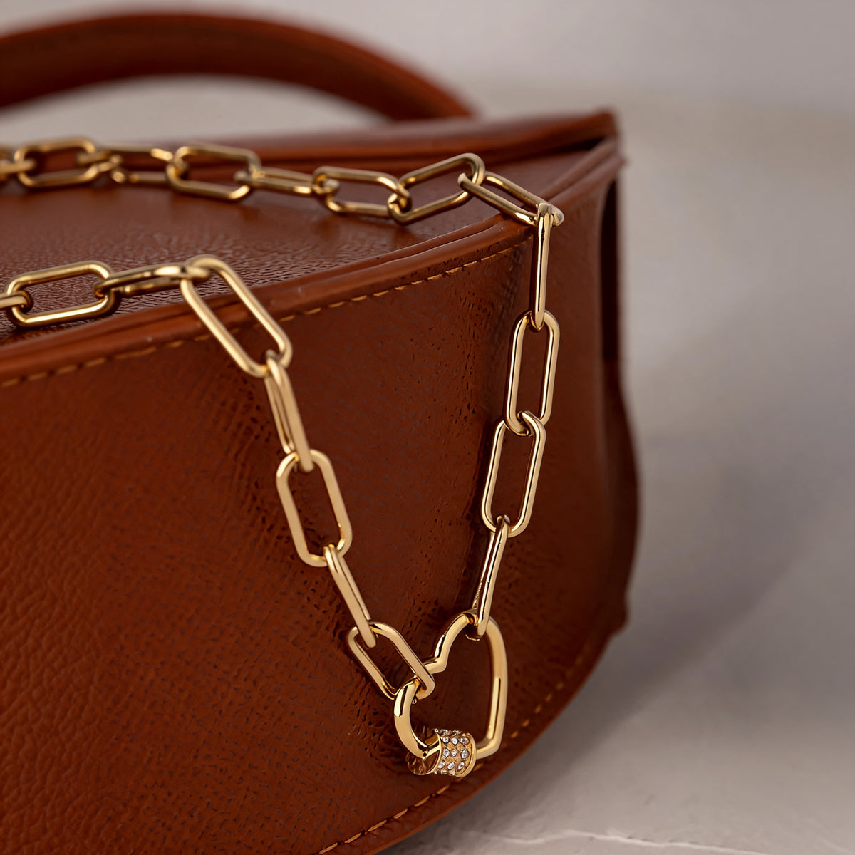 Everly Heart Link Necklace