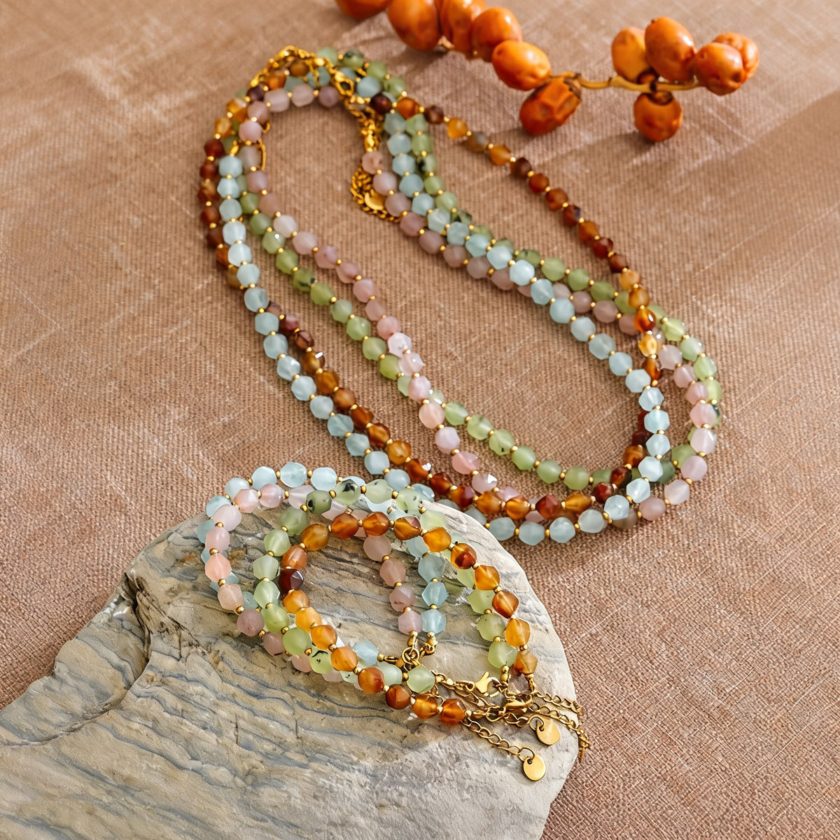 Vivi Stone Bead Set