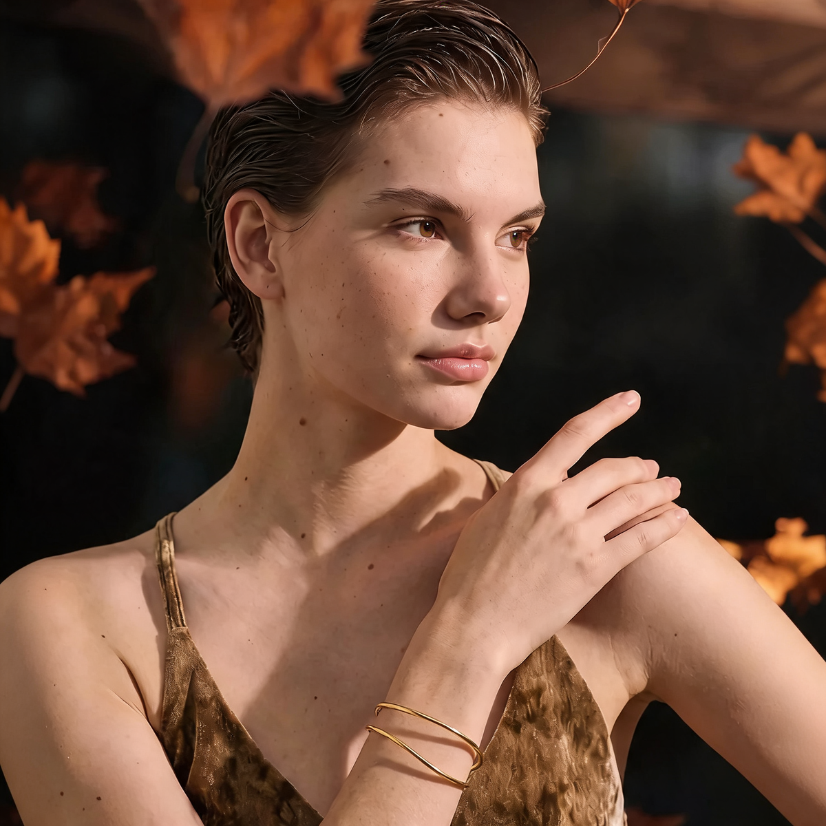 Sabine Wire Cuff Bracelet
