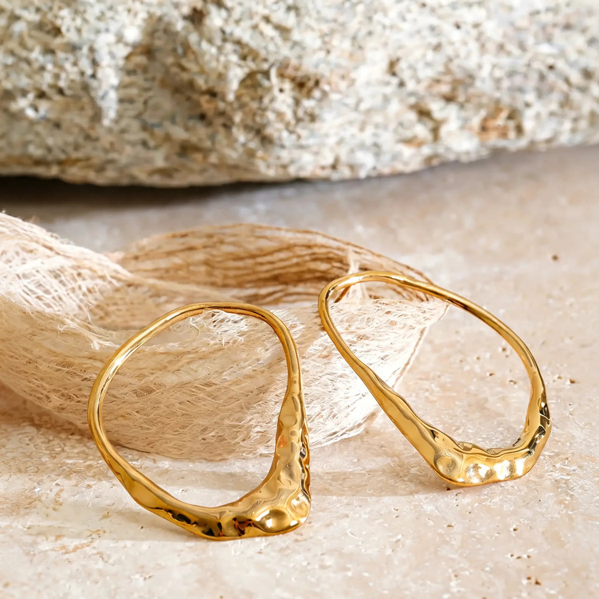 Kerry Organic Hoop Earrings
