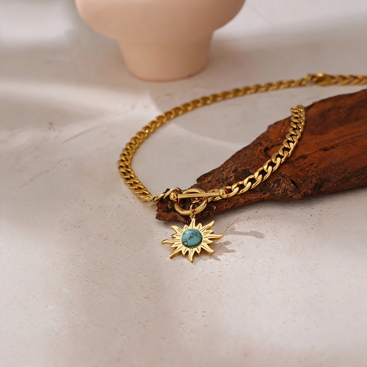 Wilda Sun Pendant Necklace