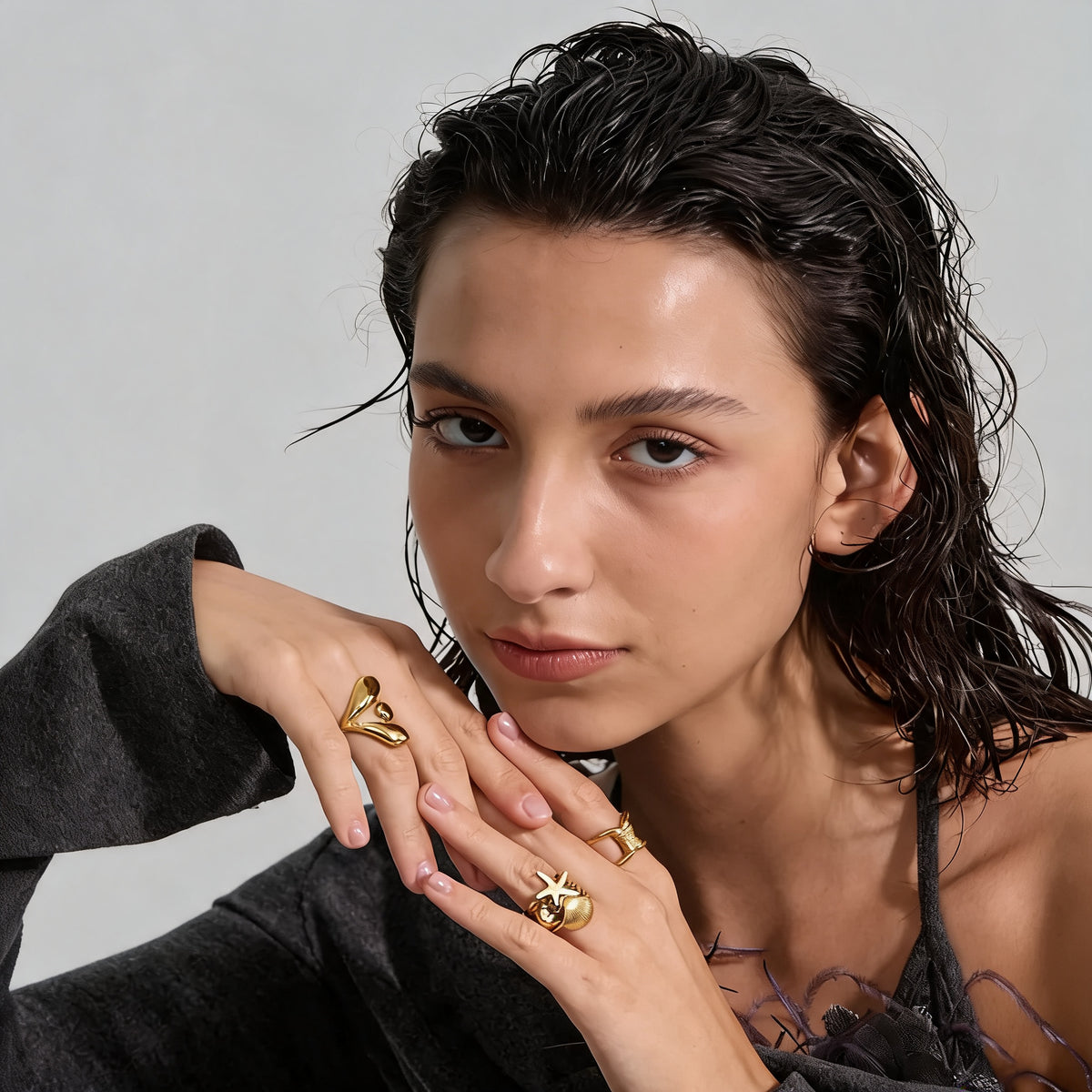 Shea Smooth Cast Ring