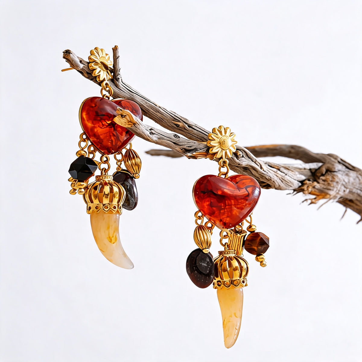Cora Charm Drop Earrings
