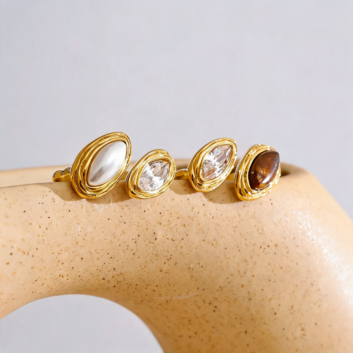 Iris Stone Inlay Ring