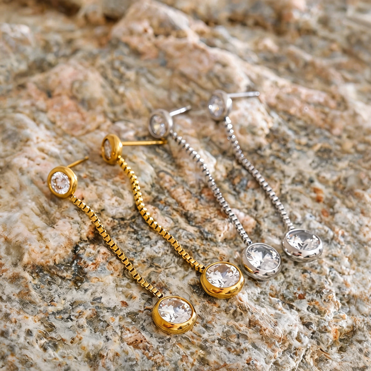 Edie Chain Drop Earrings