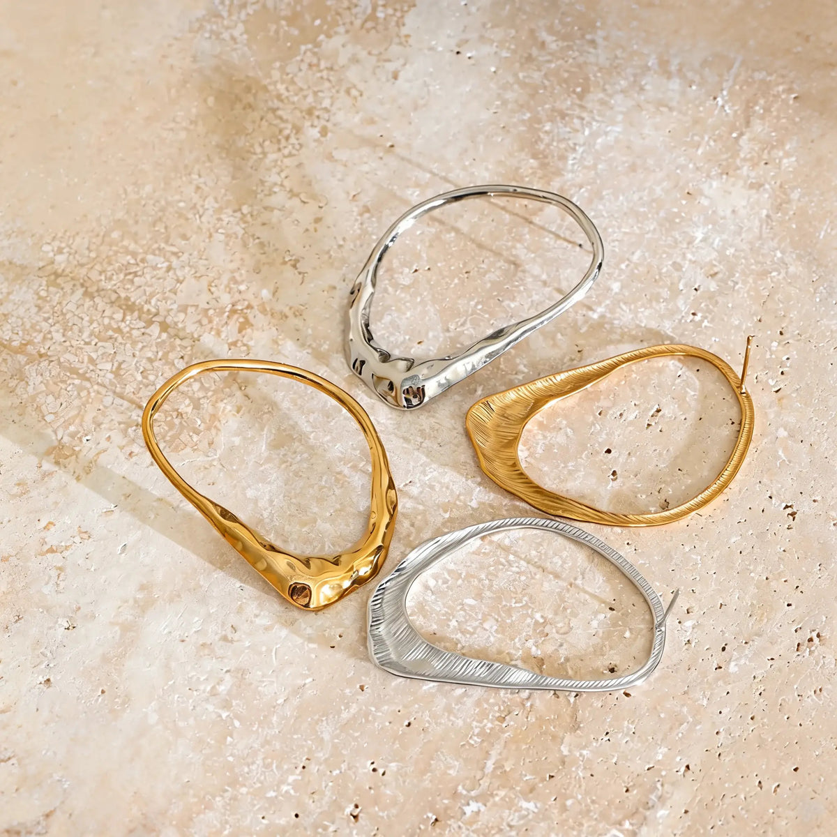 Kerry Organic Hoop Earrings
