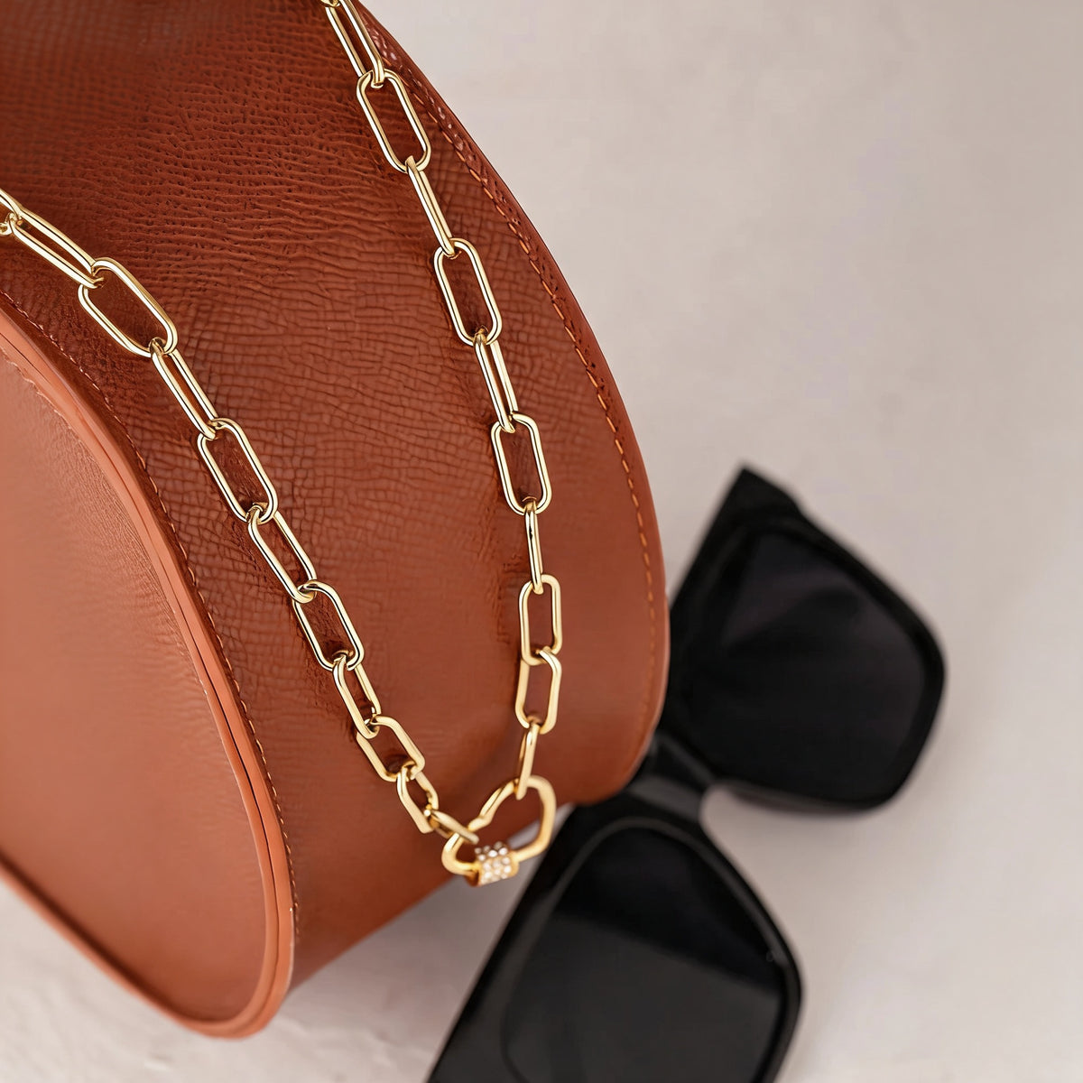 Everly Heart Link Necklace