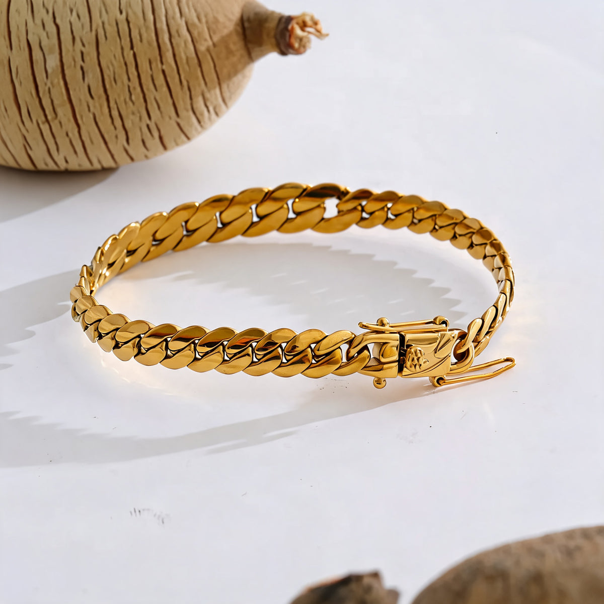 Reese Cuban Chain Bracelet