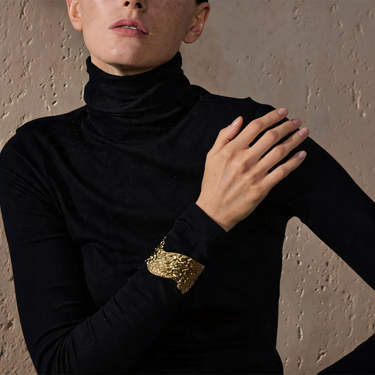 Ember Hammered Cuff