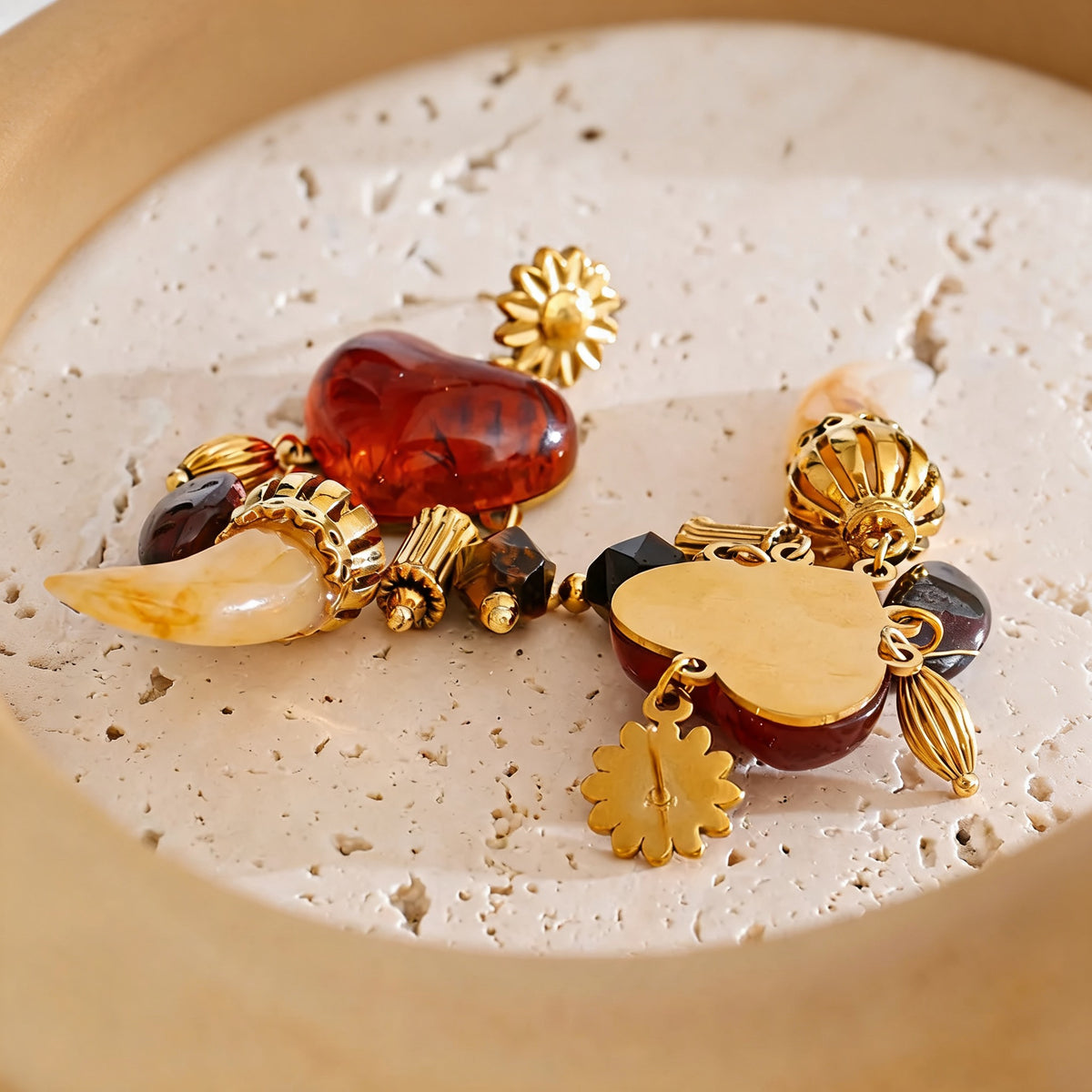 Cora Charm Drop Earrings